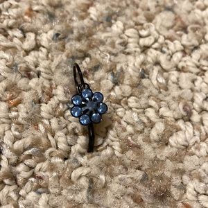 2/$10 Vintage Blue Flower Earrings